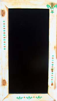 Chalkboard Stenciled