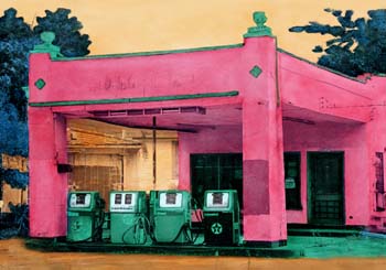 Gas Station Pink