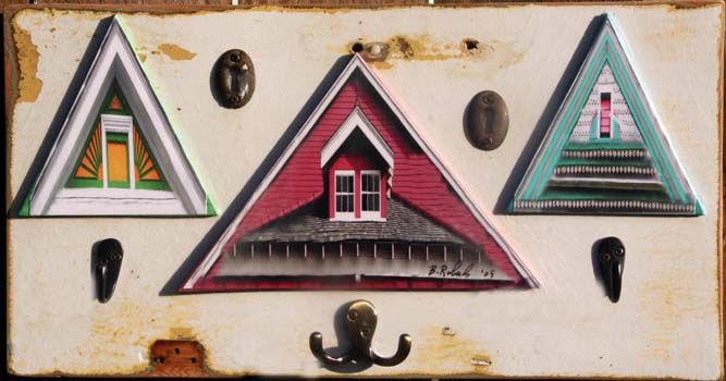 House Attic Key Hanger