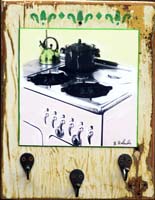 Chamber Stove Kitchen Hanger