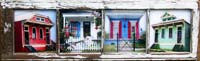 Four Pane Houses in a Row