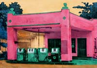 Gas Station Pink